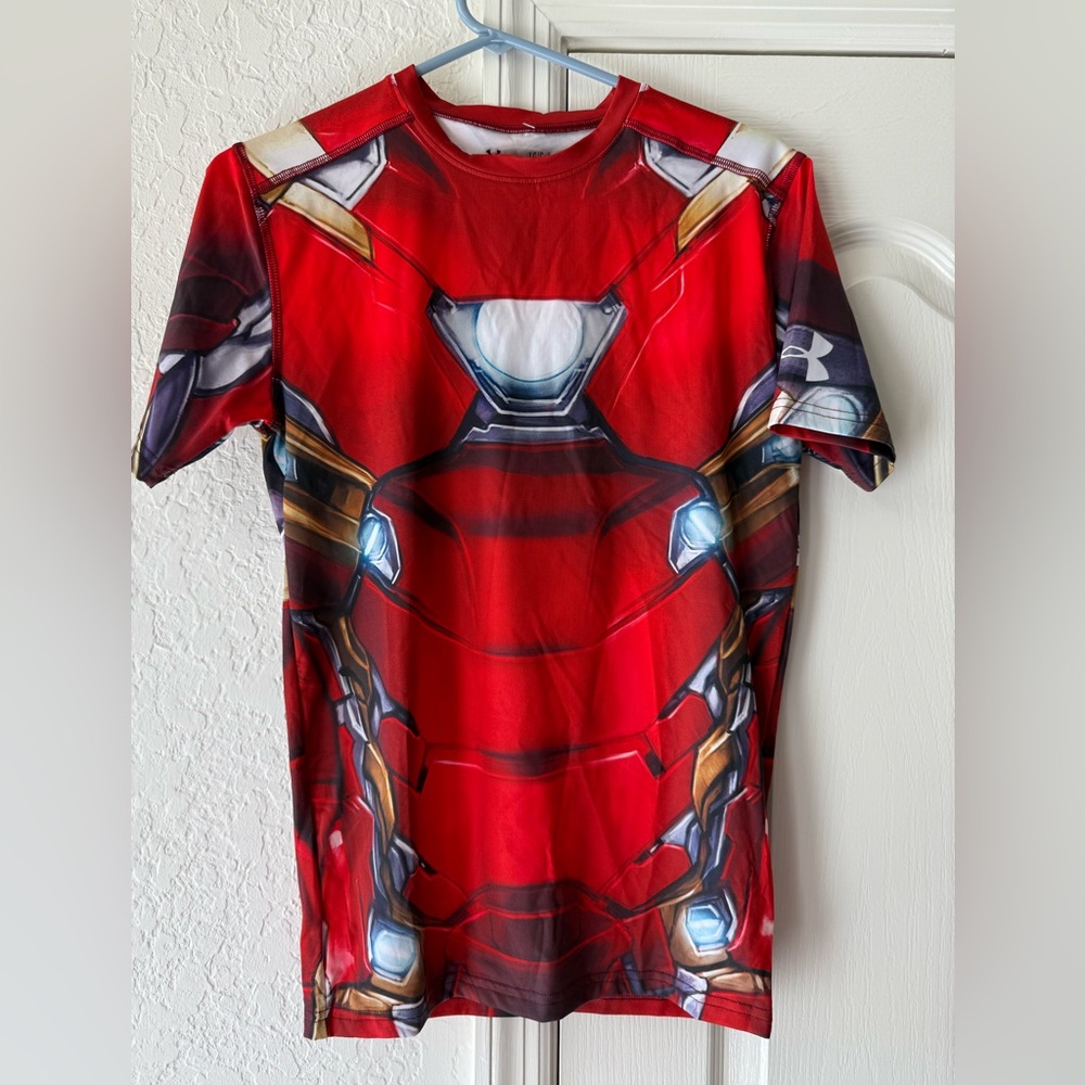 NWOT Under Armour IronMan Alter Ego Heat Gear Compression civil war shirt see ad